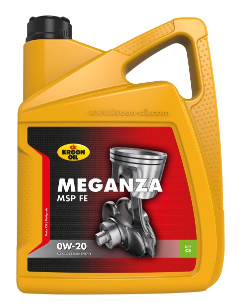 Моторна олива Meganza MSP FE 0W-20, 5 л.