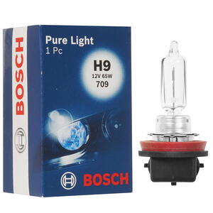 Лампа галогеновая H9 12V 65W PGJ19-5 PURE LIGHT