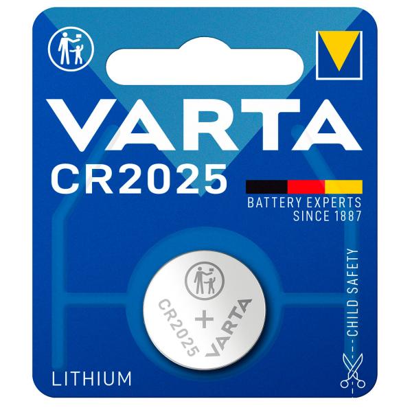 Батарейка кнопкова CR2025 LITHIUM, 3V