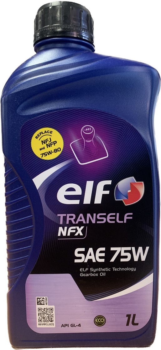 Трансмиссионное масло TRANSELF NFX 75W GL4+ 1л.