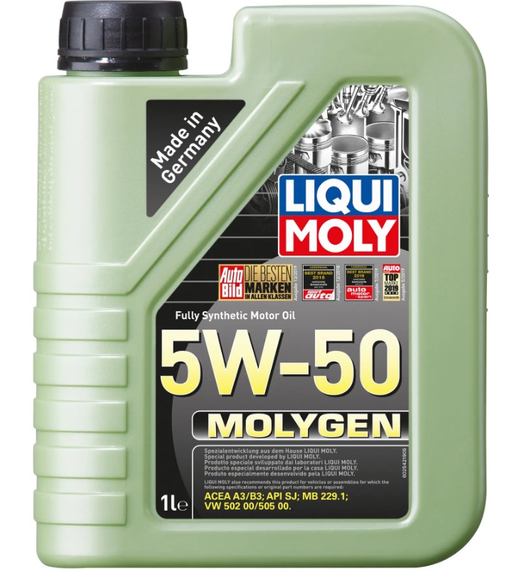 Моторна олива 5W-50 Molygen, 1 л.