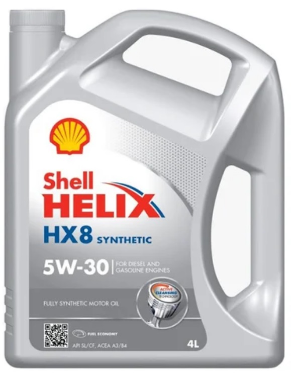 Моторна олива Helix HX8 Synthetic 5W-30, 4 л.