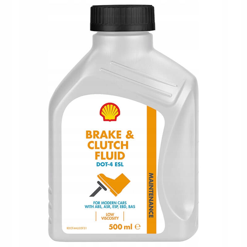 Гальмівна рідина Brake & Clutch fluid DOT 4 ESL, 500 мл.