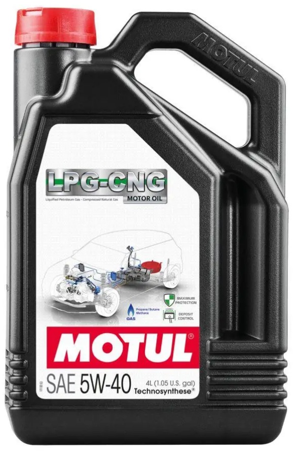 Моторна олива LPG-CNG 5W-40, 4 л.
