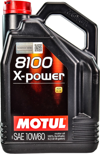 Моторна олива 8100 X-Power 10W-60, 5 л.