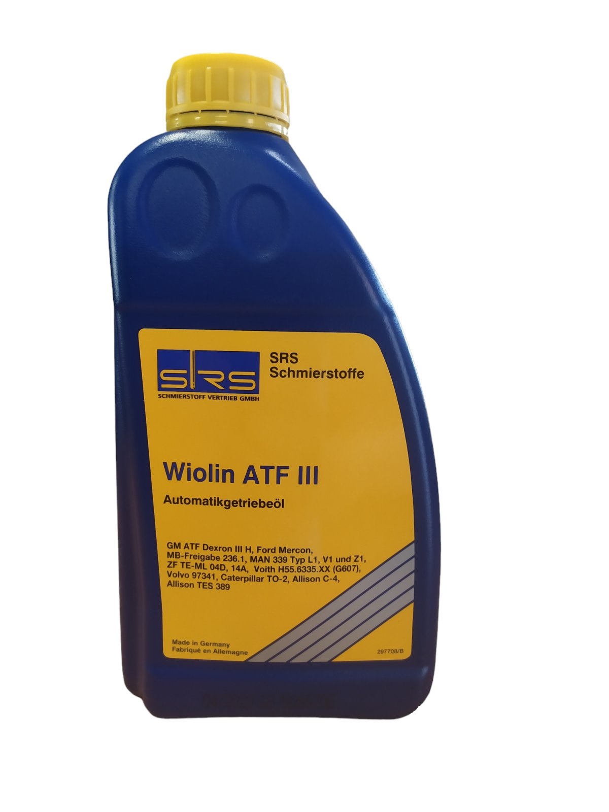 Трансмісійна олива Wiolin ATF III, 1 л.