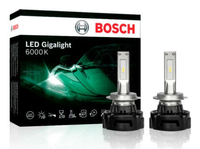 Лампа світлодіодна комплект H7  12V 30W 6000K LED Gigalight