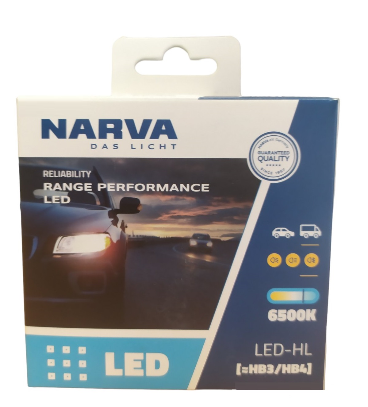 Лампа світлодіодна комплект HB3/4 6500K 24W 12/24V Range Performance LED-HL