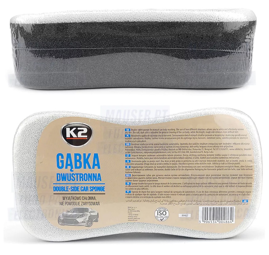 K2 DOUBLE-SIDE CAR SPONGE Губка для миття двостороння х80 NEW