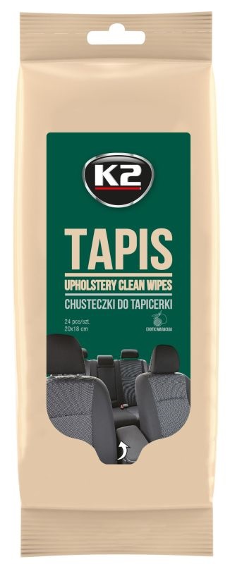 Серветки вологі для очищення тканин Tapis, 24 шт. уп.