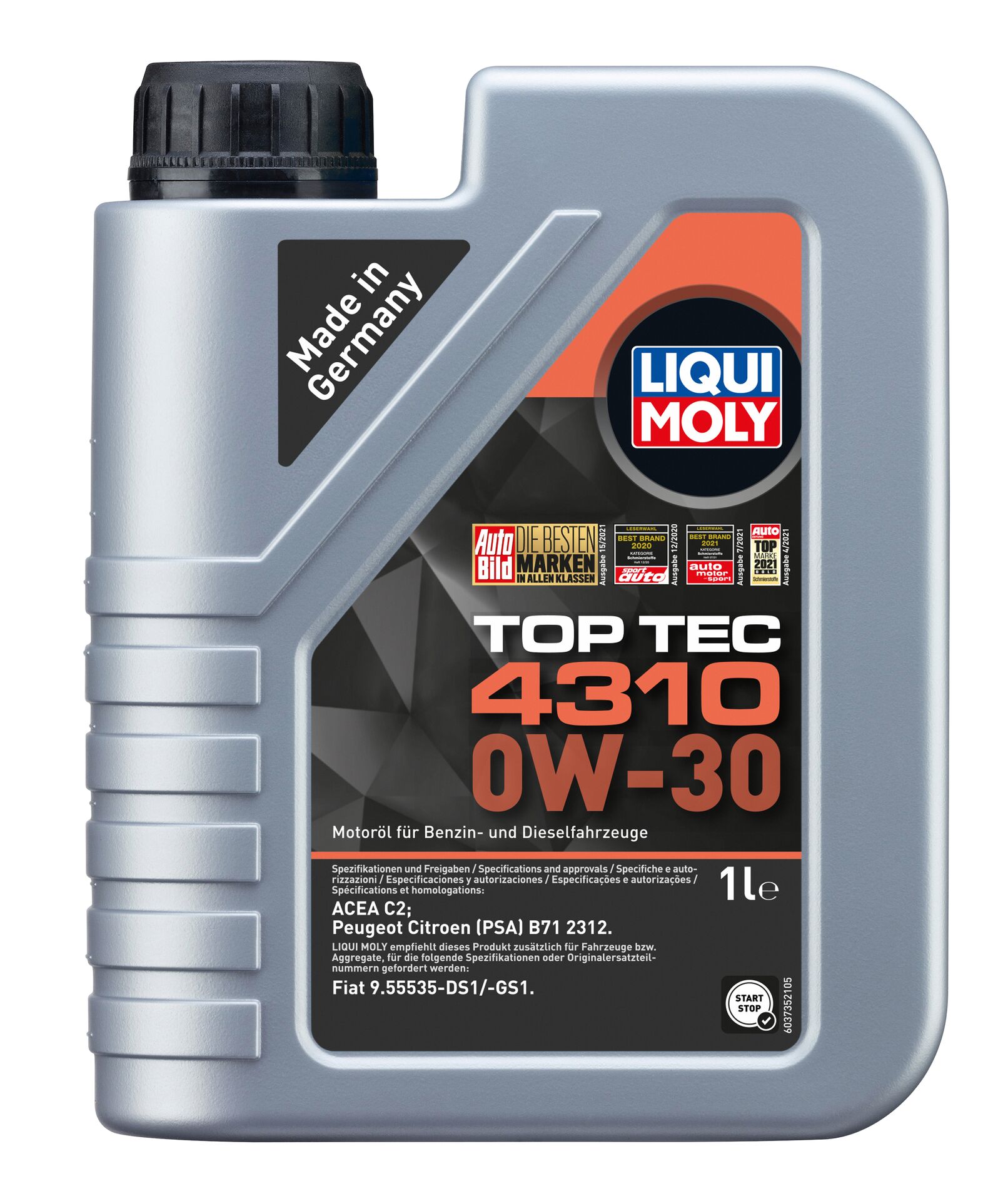 Моторна олива 0W-30 Top Tec 4310, 1 л.