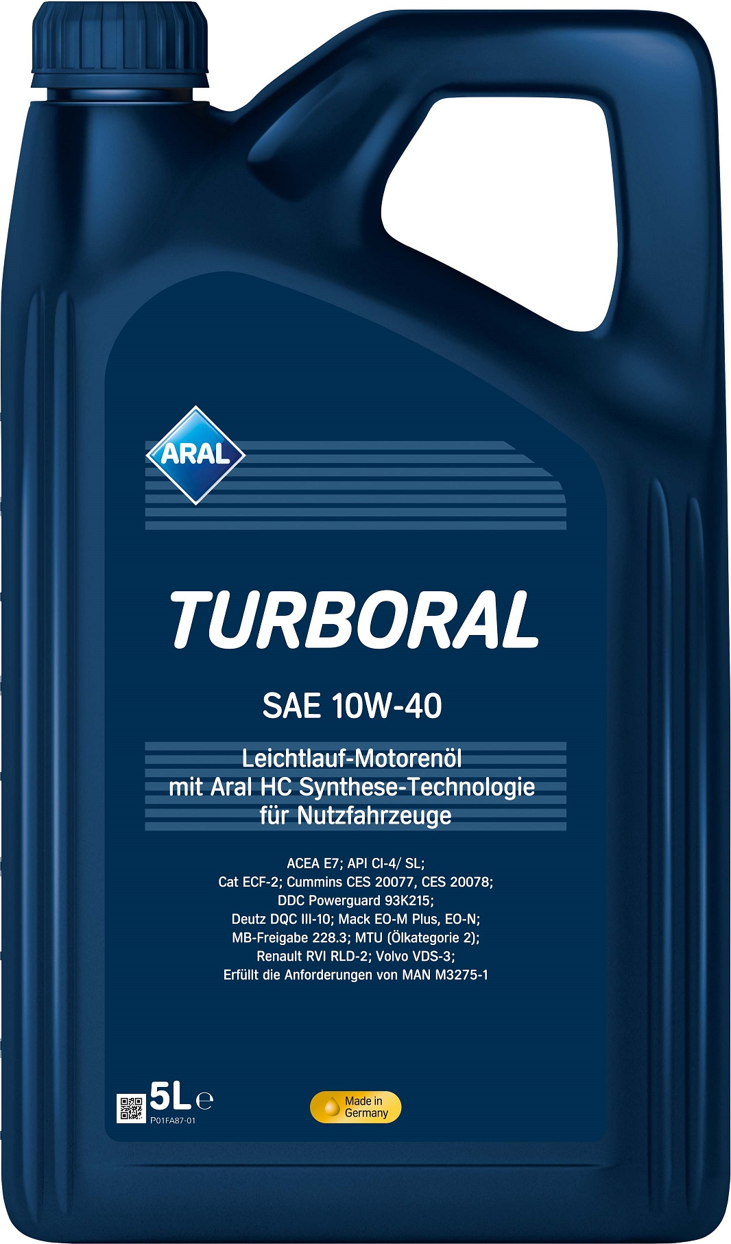 Моторна олива Turboral 10W-40, 5 л.