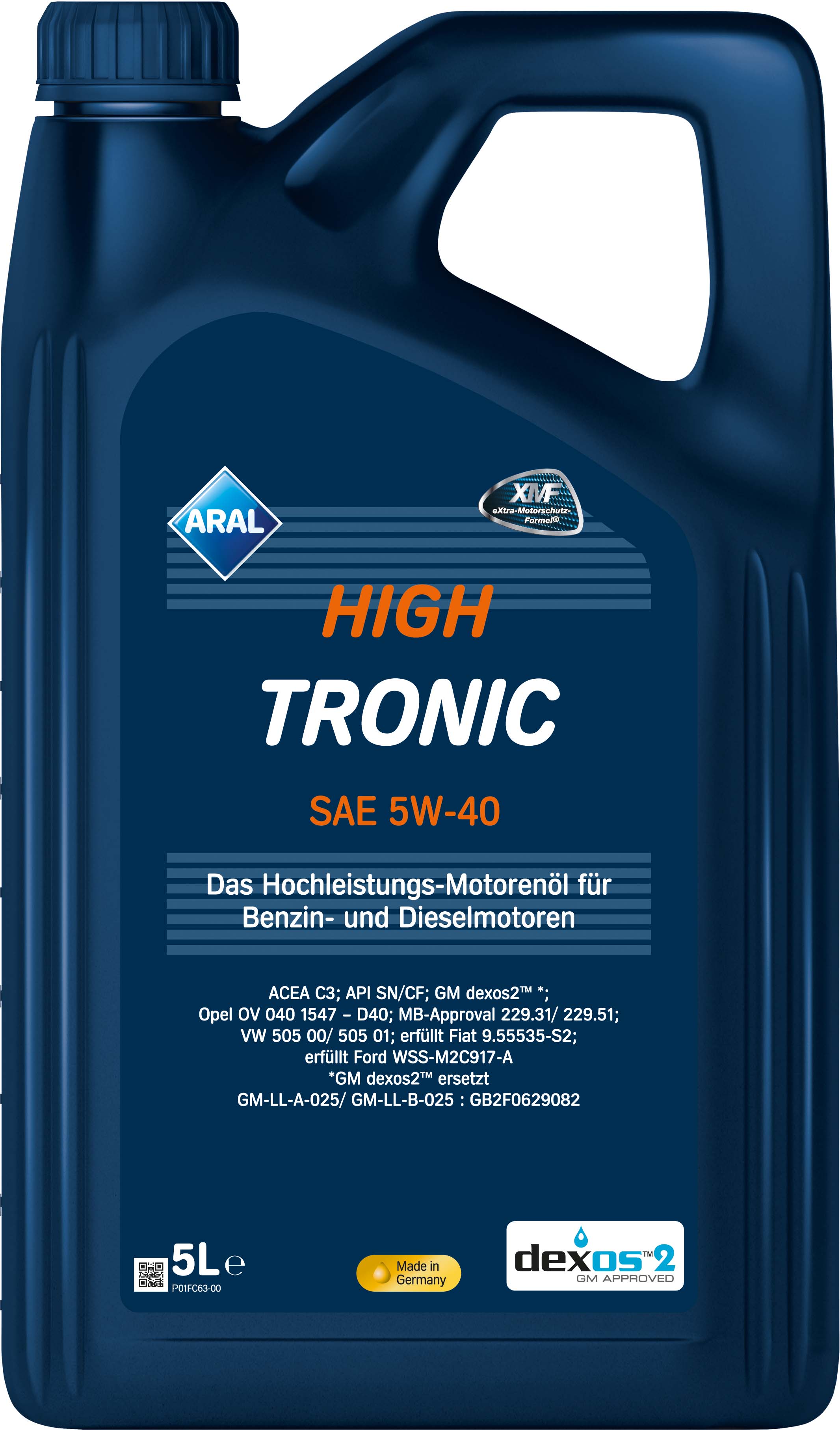 Моторна олива High Tronic 5W-40, 5 л.