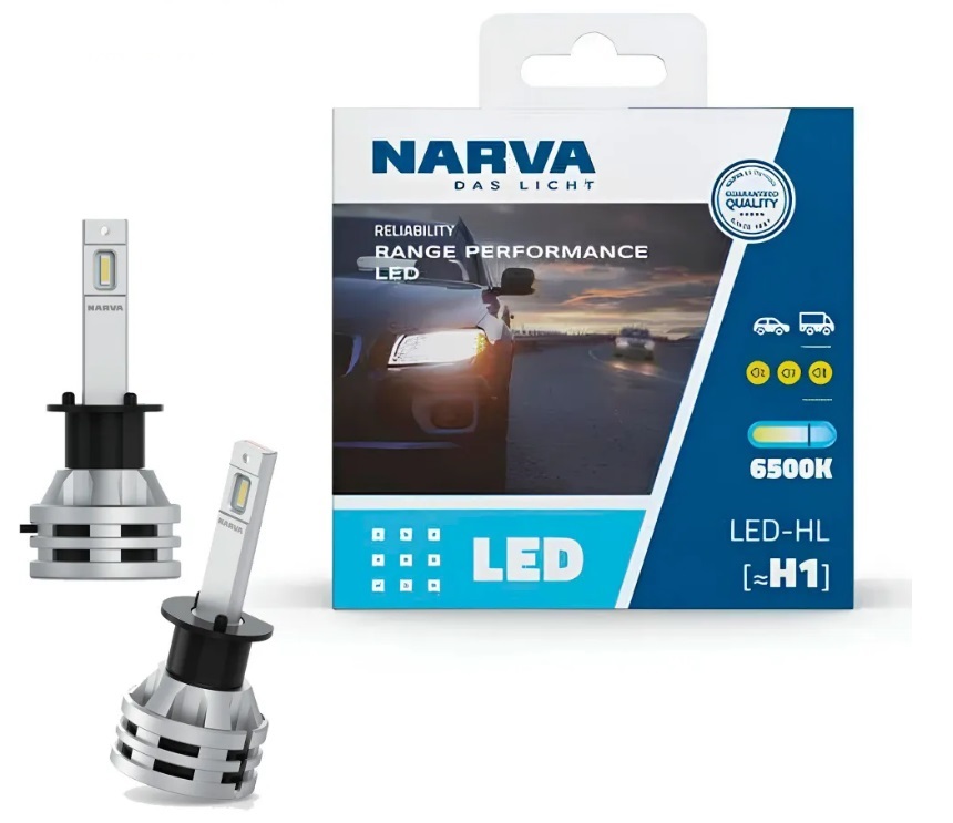 Лампа светодиодная комплект H1 6500K 19W 12/24V Range Performance LED-HL