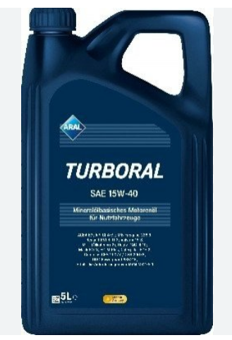 Моторна олива Turboral 15W-40, 5 л.