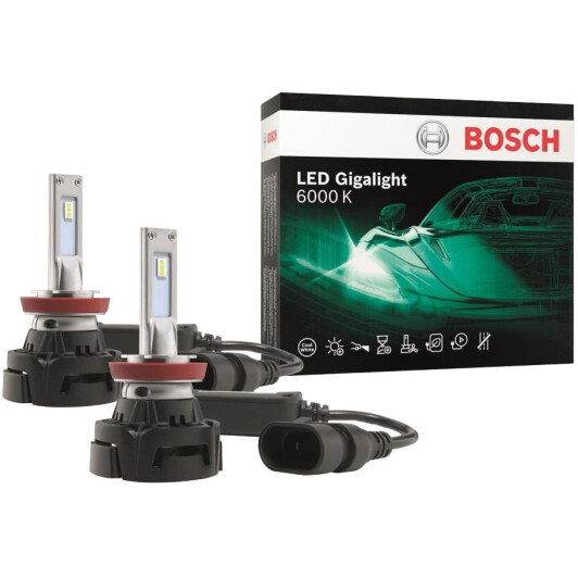Лампа світлодіодна комплект H4 LED 12V 30W 6000K LED GIGALIGHT