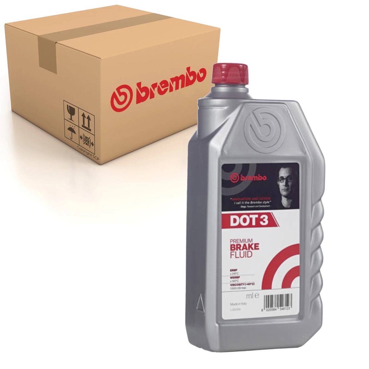 Гальмівна рідина DOT-3, 500 мл.