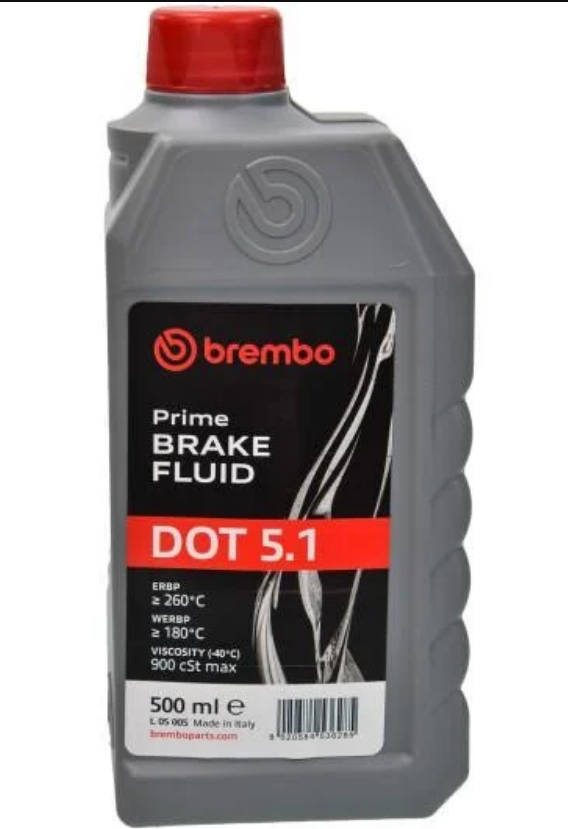 Гальмівна рідина Prime DOT-5.1, 500 мл.