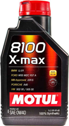 Моторна олива 8100 X-max 0W-40, 1 л.