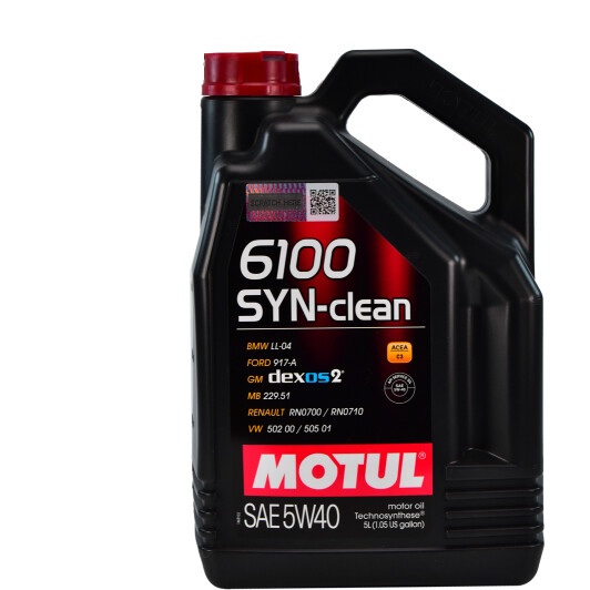 Моторна олива 6100 Syn-clean 5W-40, 5 л.