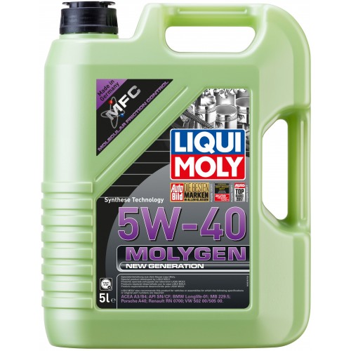 Моторна олива 5W-40 Molygen New Generation, 5 л.